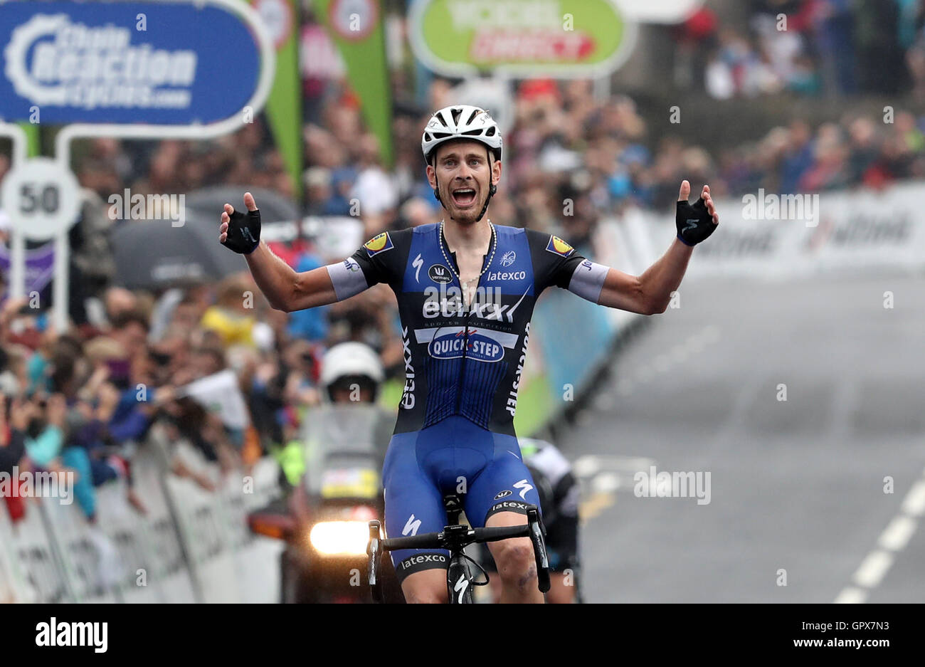 Team Etixx-Quick Step's Julien Vermote wins stage two of the 2016 Tour ...