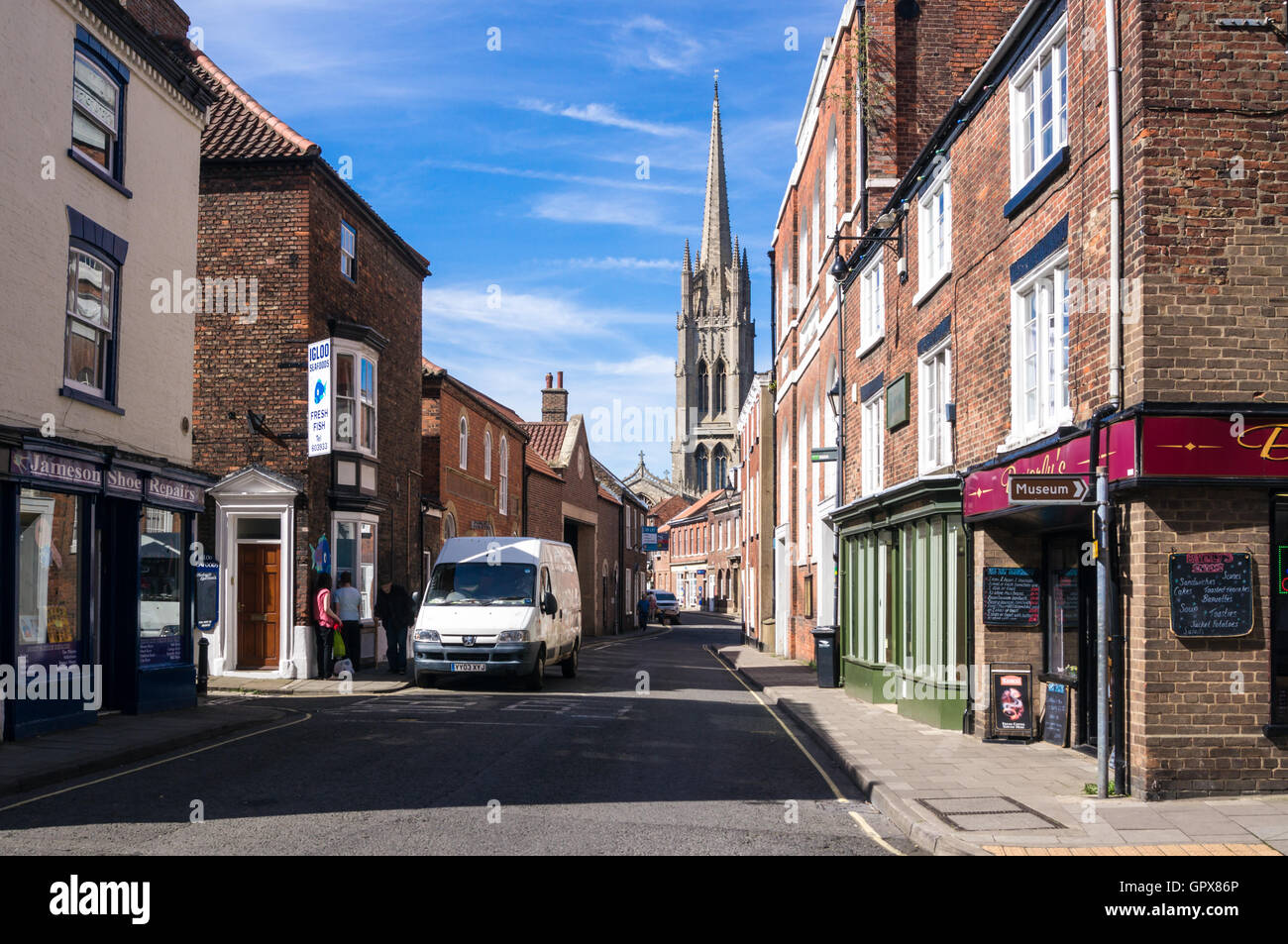Eastgate, Louth, Lincolnshire, England Stock Photo Alamy