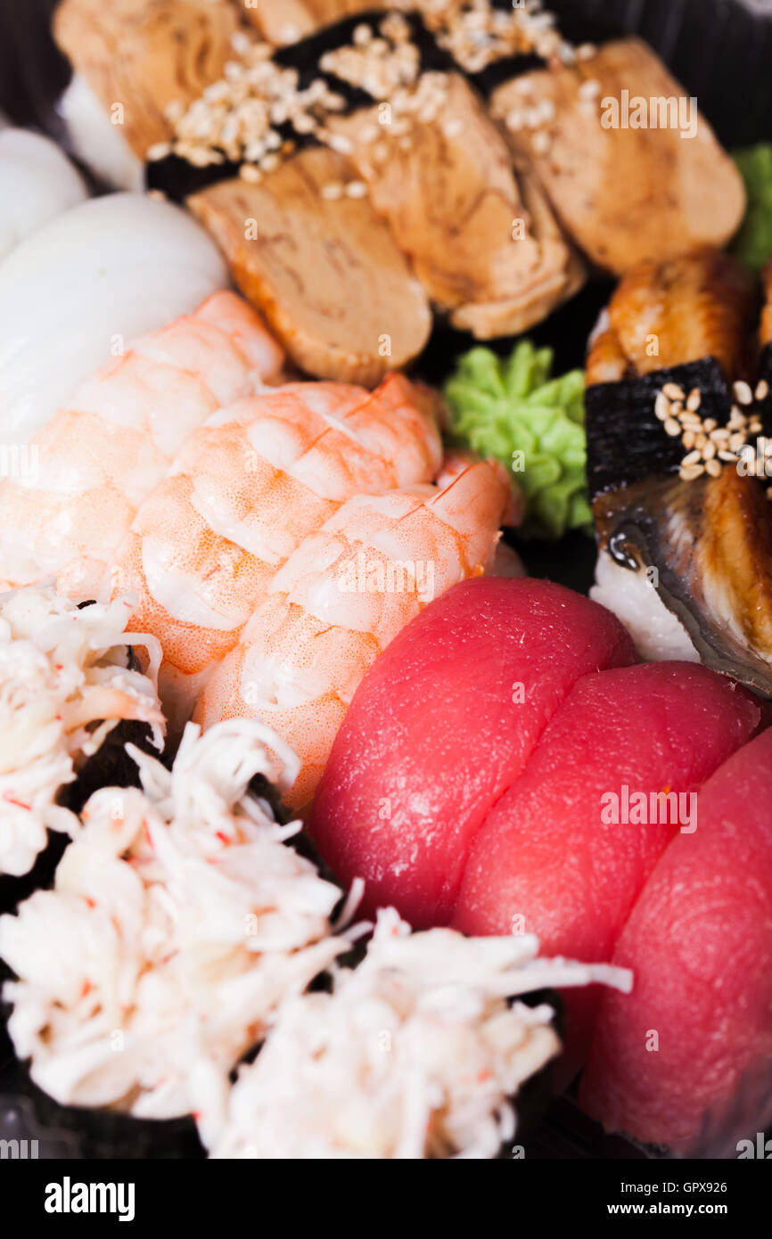 Set of sushi Stock Photo