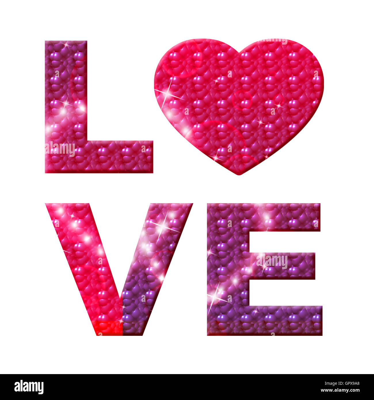 Love Word Meaning Loved Devotion And Affection Stock Photo Alamy