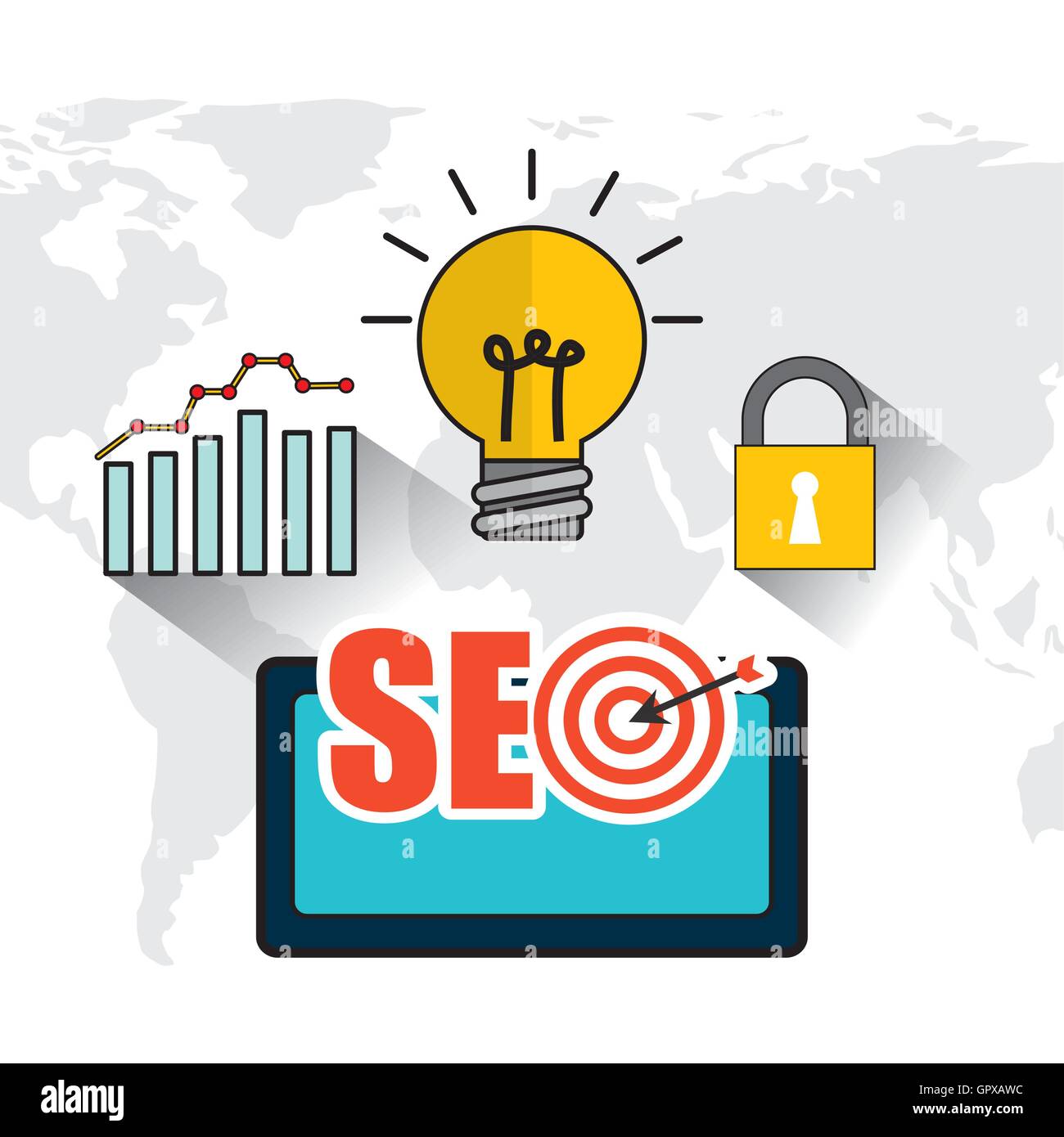 seo technology design Stock Vector Image & Art - Alamy