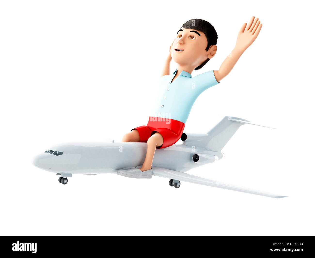 3d illustration. People tourist. Travel concept. Isolated white ...