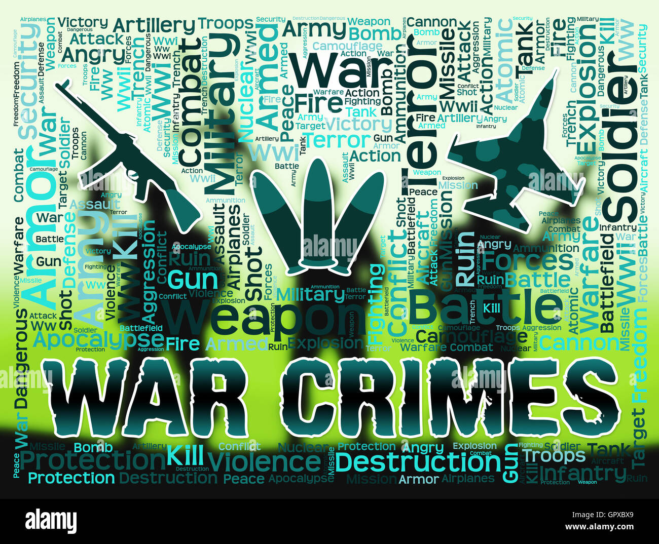 War Crimes Indicating Military Action And Fighting Stock Photo Alamy