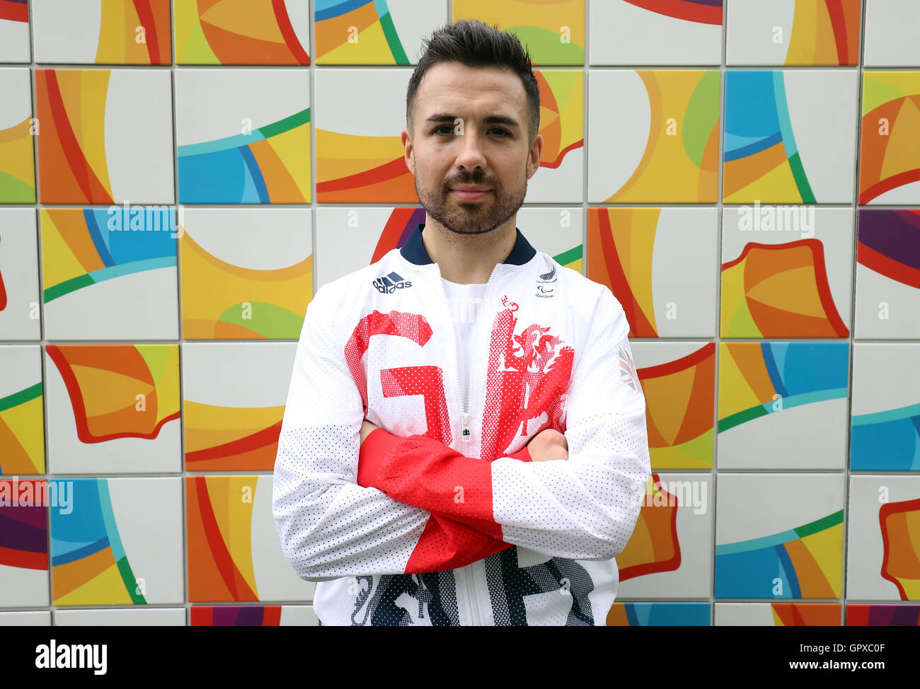 Paralympics GB Table tennis player Will Bayley poses for a photograph