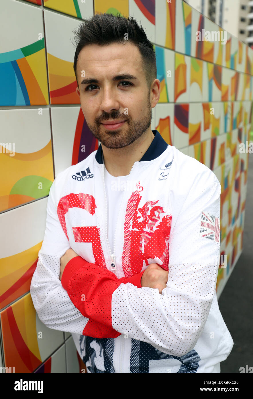 Paralympics GB Table tennis player Will Bayley poses for a photograph