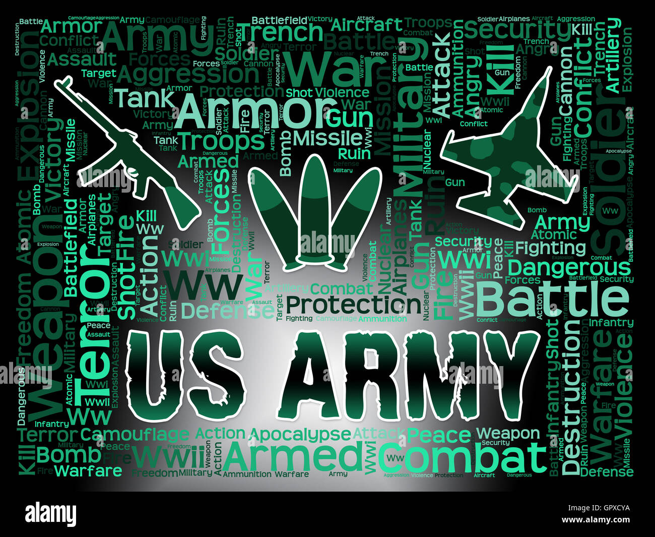 Us Army Meaning The United States And Armed Force Stock Photo Alamy