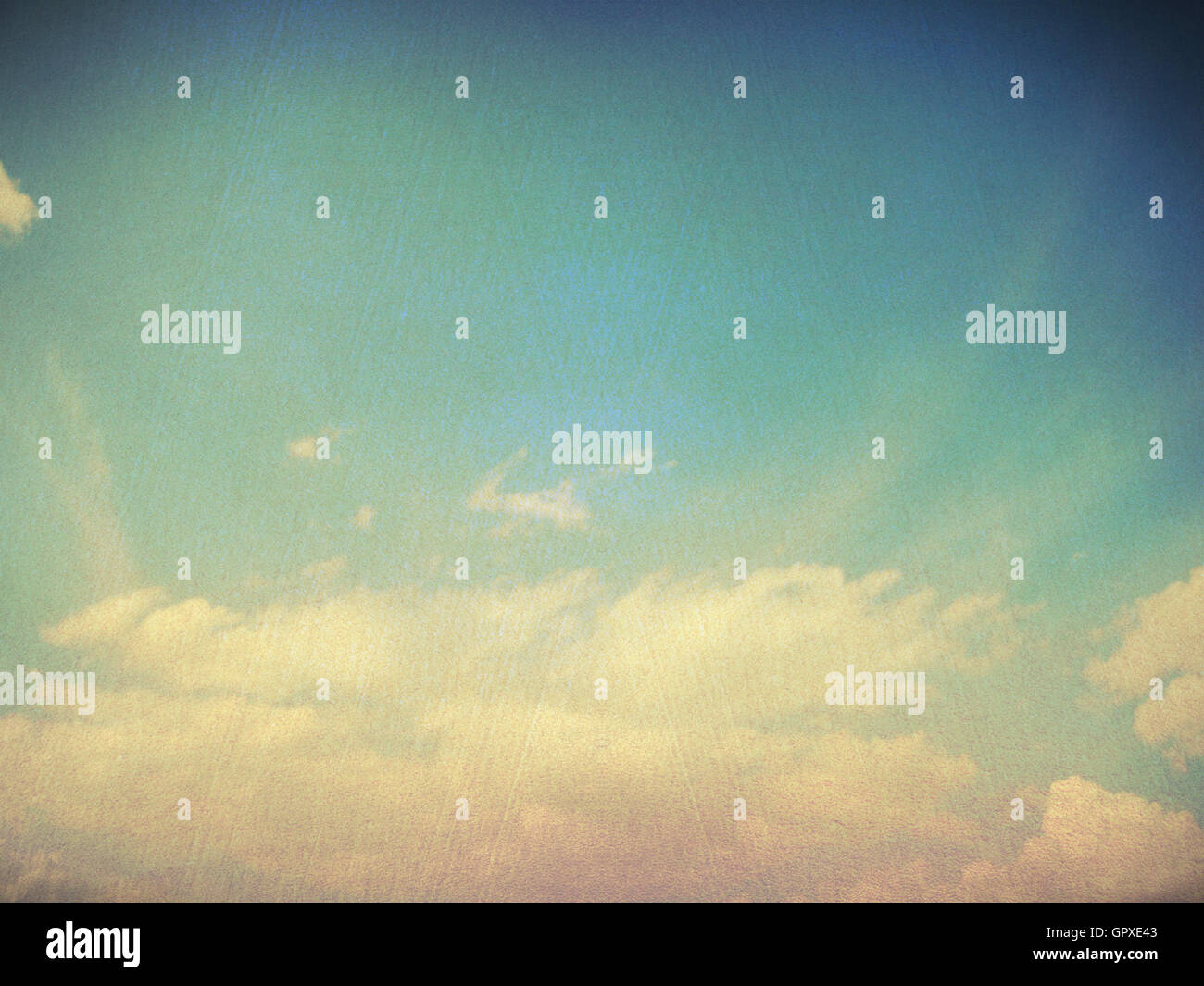 retro image of cloudy sky Stock Photo - Alamy