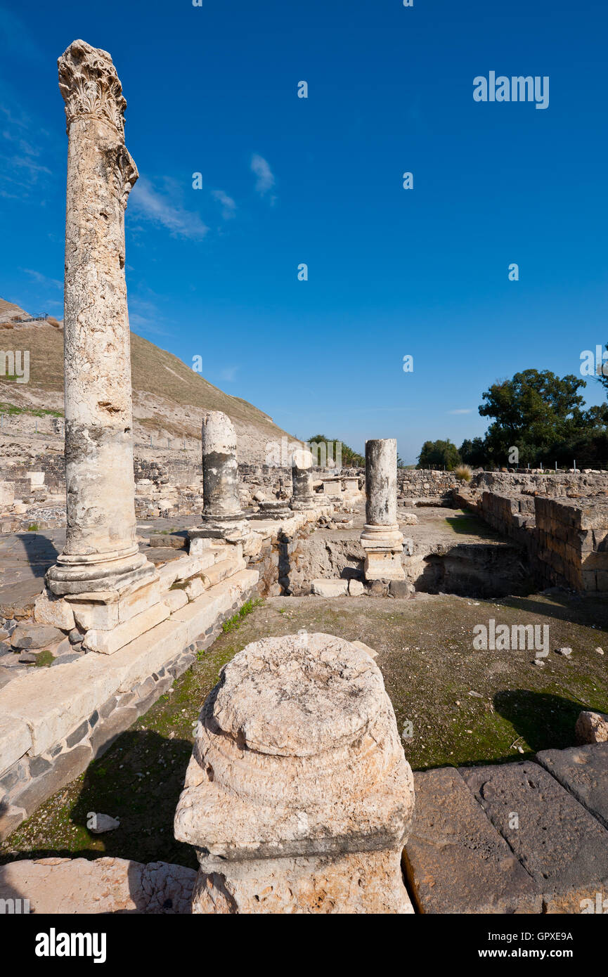 Ancient Bet Shean Stock Photo