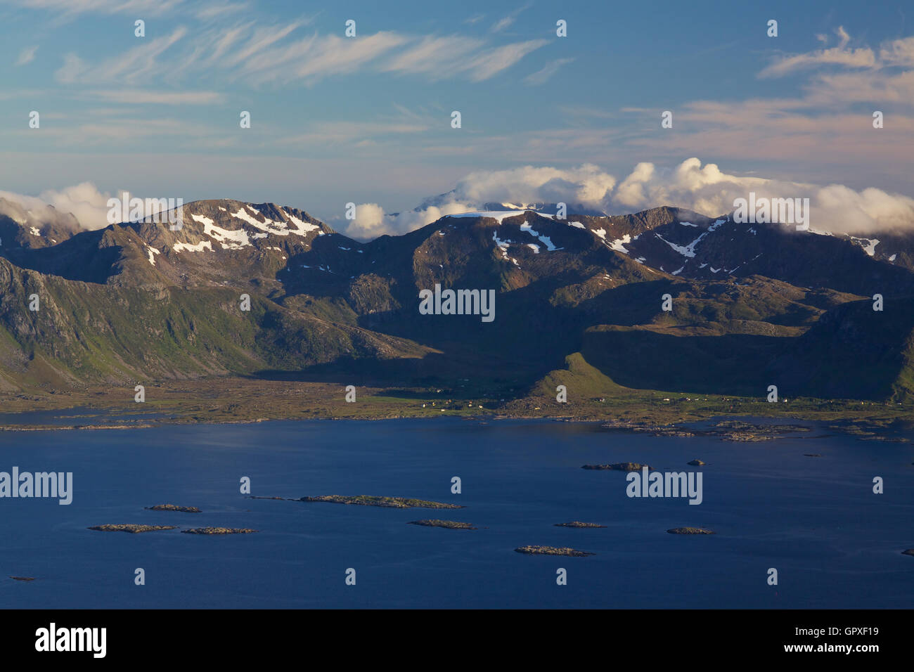Aerial view scenic lofoten hi-res stock photography and images - Alamy