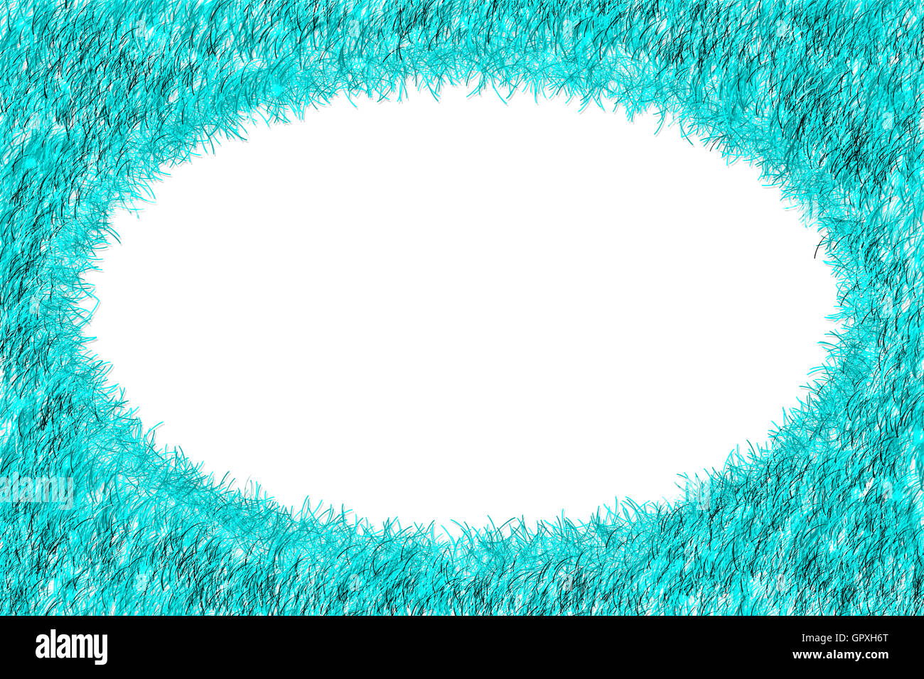 blue tinsel frame Stock Photo Alamy