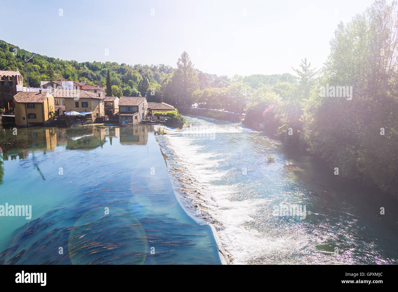 Borghetto village .Valeggio sul Mincio, Italy Stock Photo - Alamy