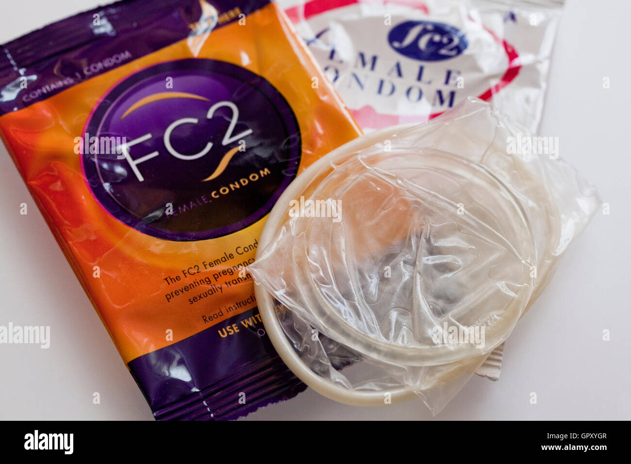 Female condoms - USA Stock Photo - Alamy
