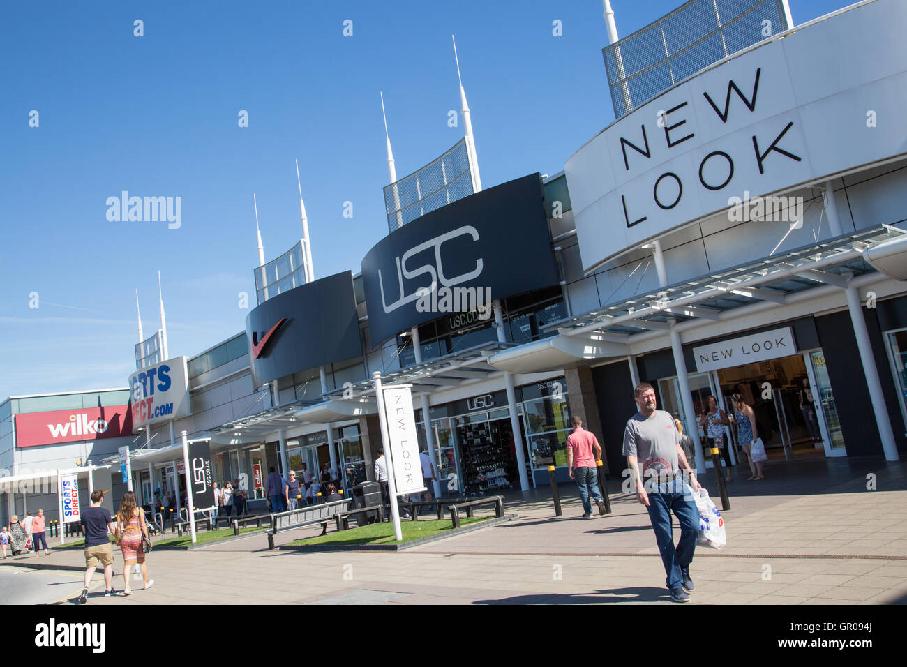 Parkgate Shopping Stadium Way Rotherham Stock Photo: 117406482 - Alamy
