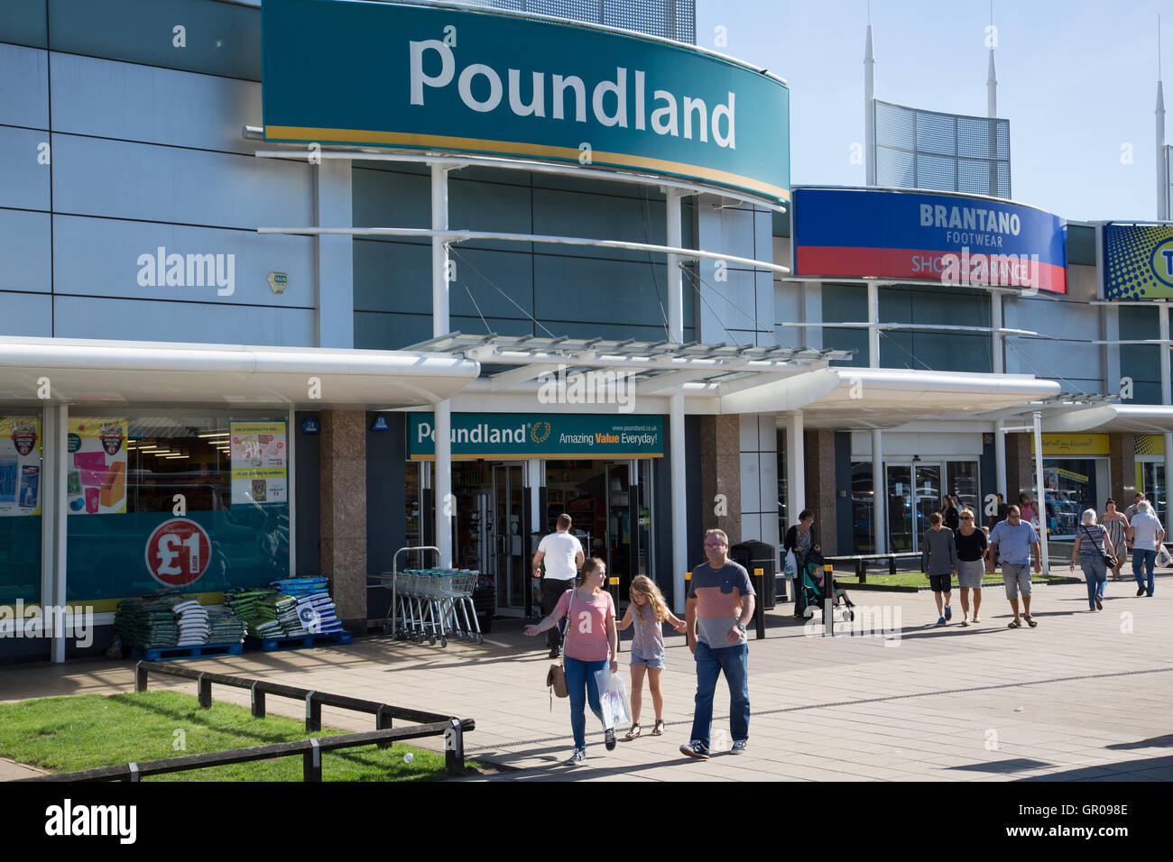 Parkgate Shopping Stadium Way Rotherham Stock Photo - Alamy