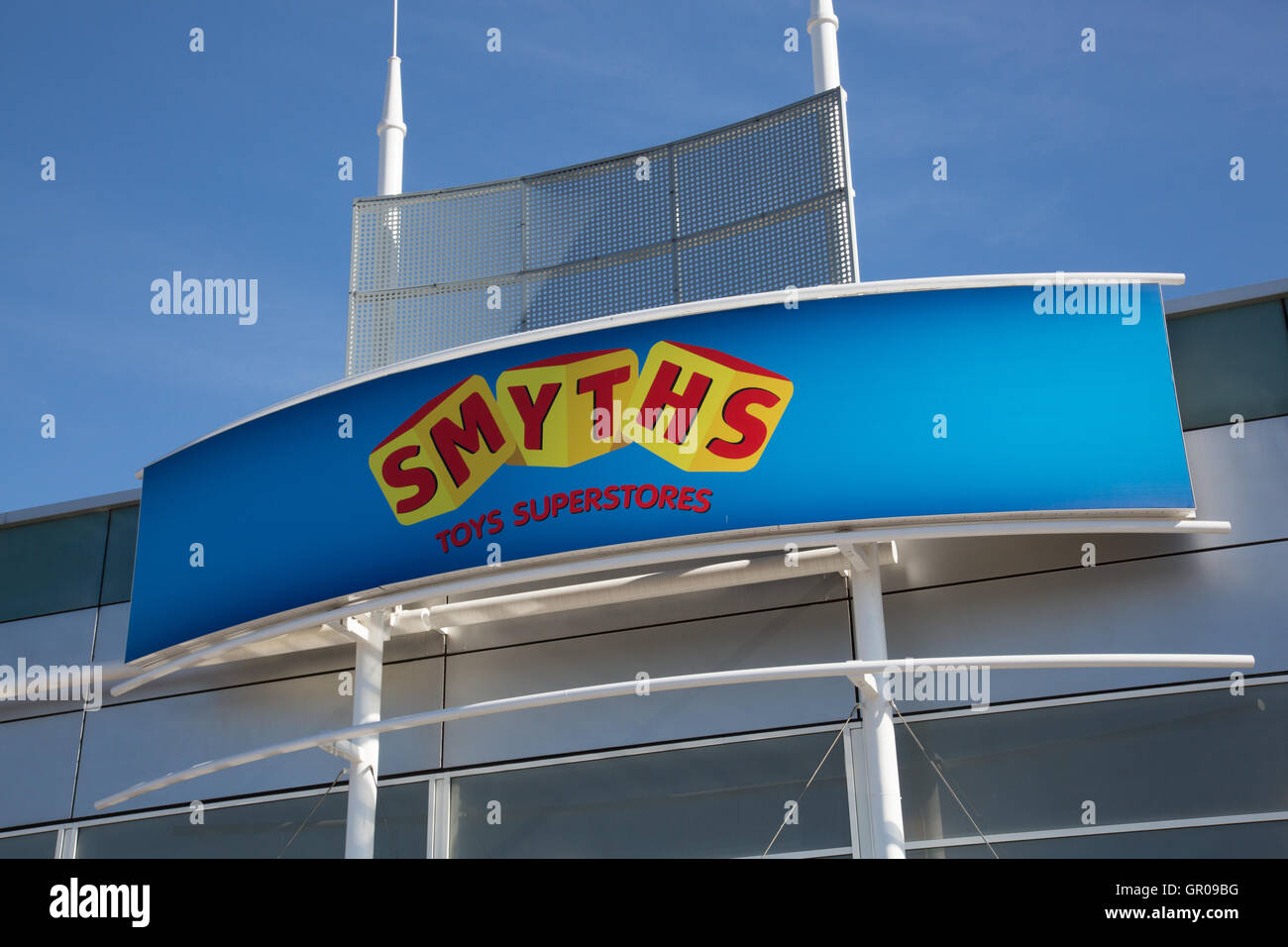 Smyths signage Stock Photo