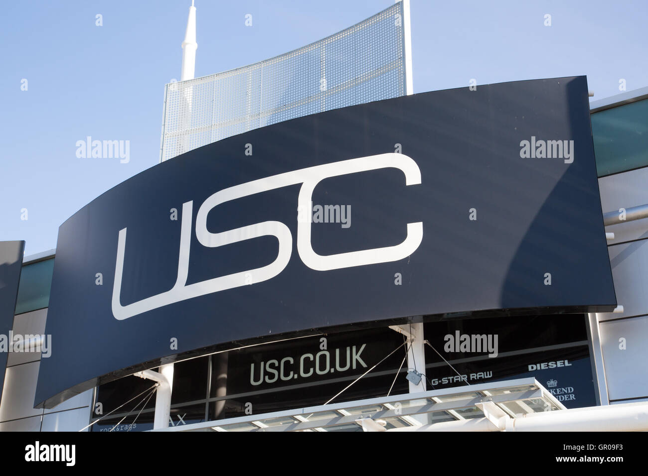 USC signage Stock Photo