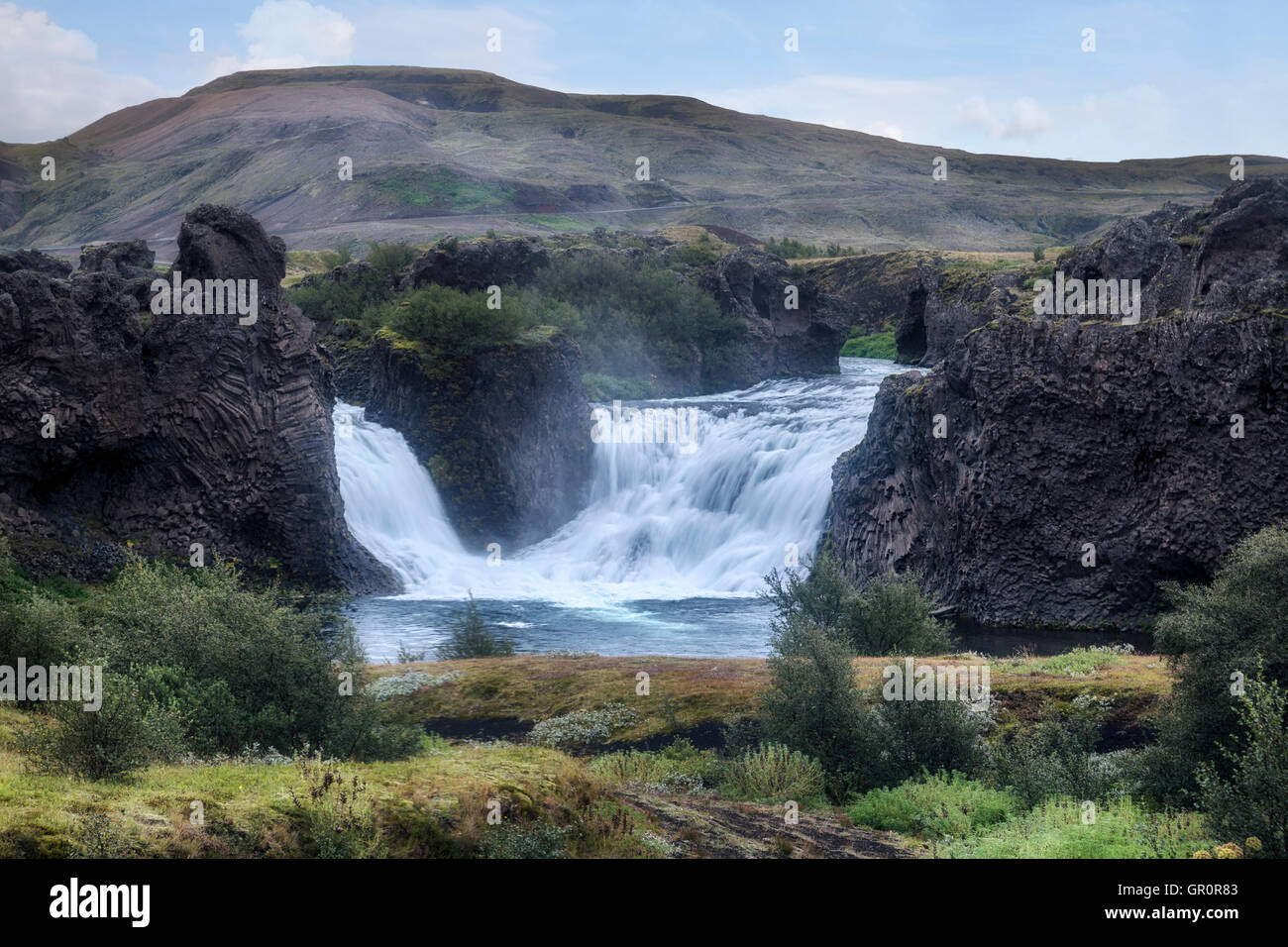 Hjalparfoss, South Iceland, Europe Stock Photo
