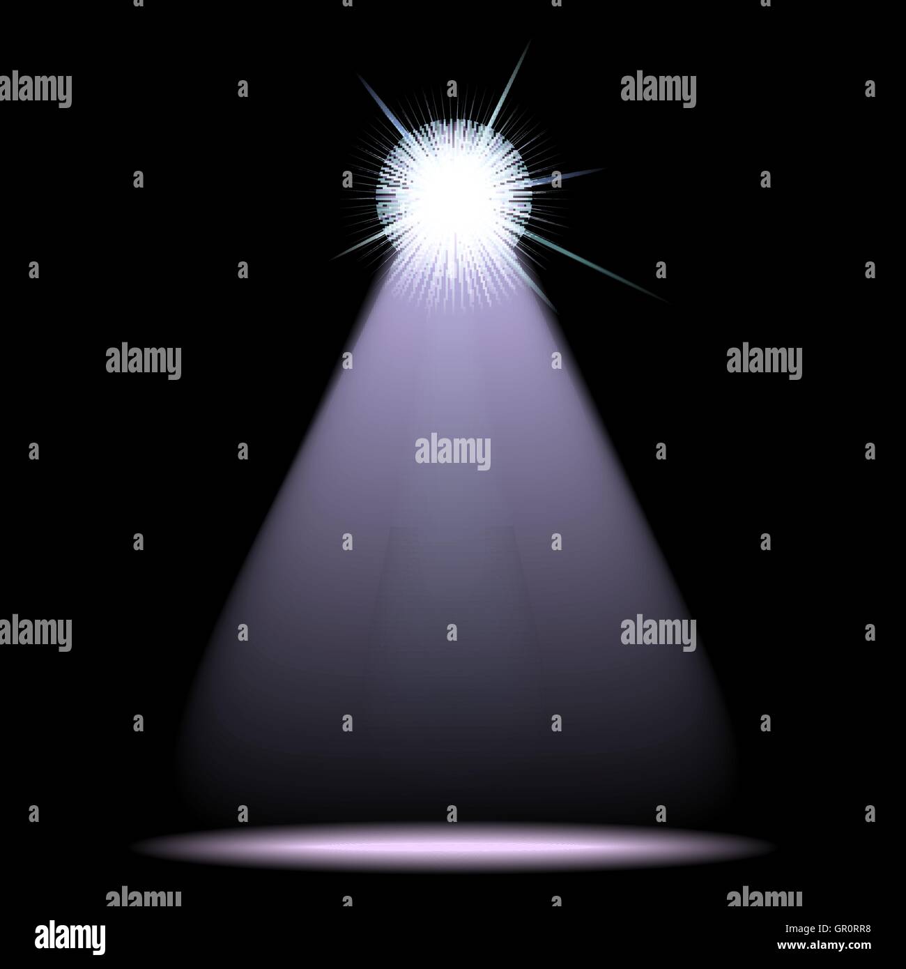 spotlight on scene.Vector illustration Stock Vector Image & Art - Alamy