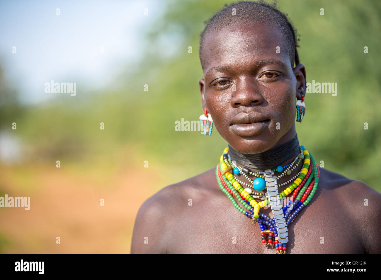 Portrait of Hamer tribe, Turmi, Omo Valley - Ethiopia Stock Photo - Alamy