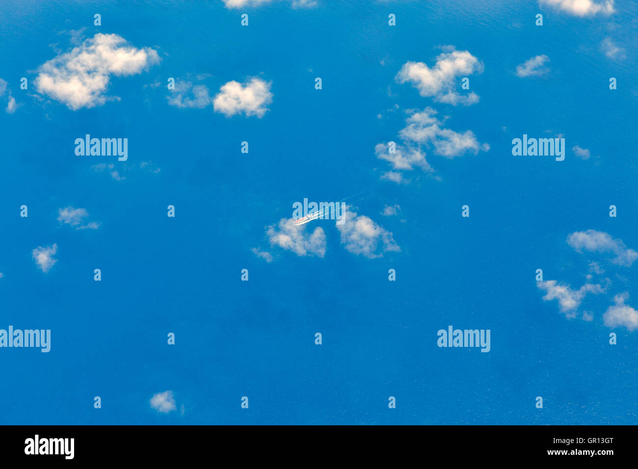 Aerial view above cargo ship hi-res stock photography and images - Alamy