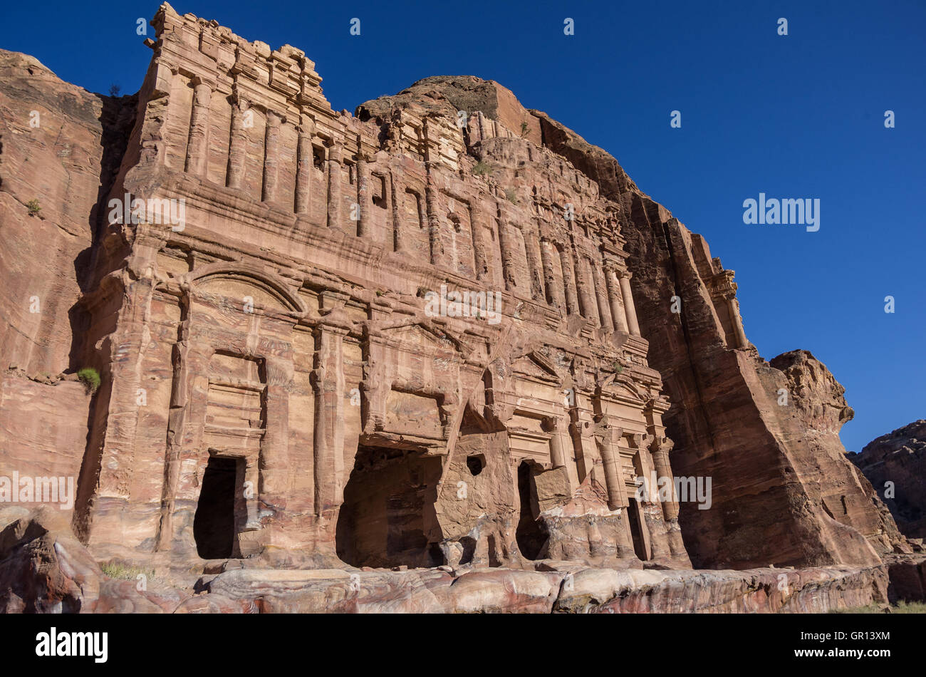 The Palace tomb. One of the Royal Tombs, Petra , Jordan Stock Photo