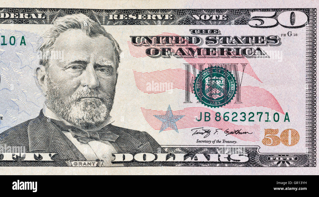 50 us dollar note hi-res stock photography and images - Alamy