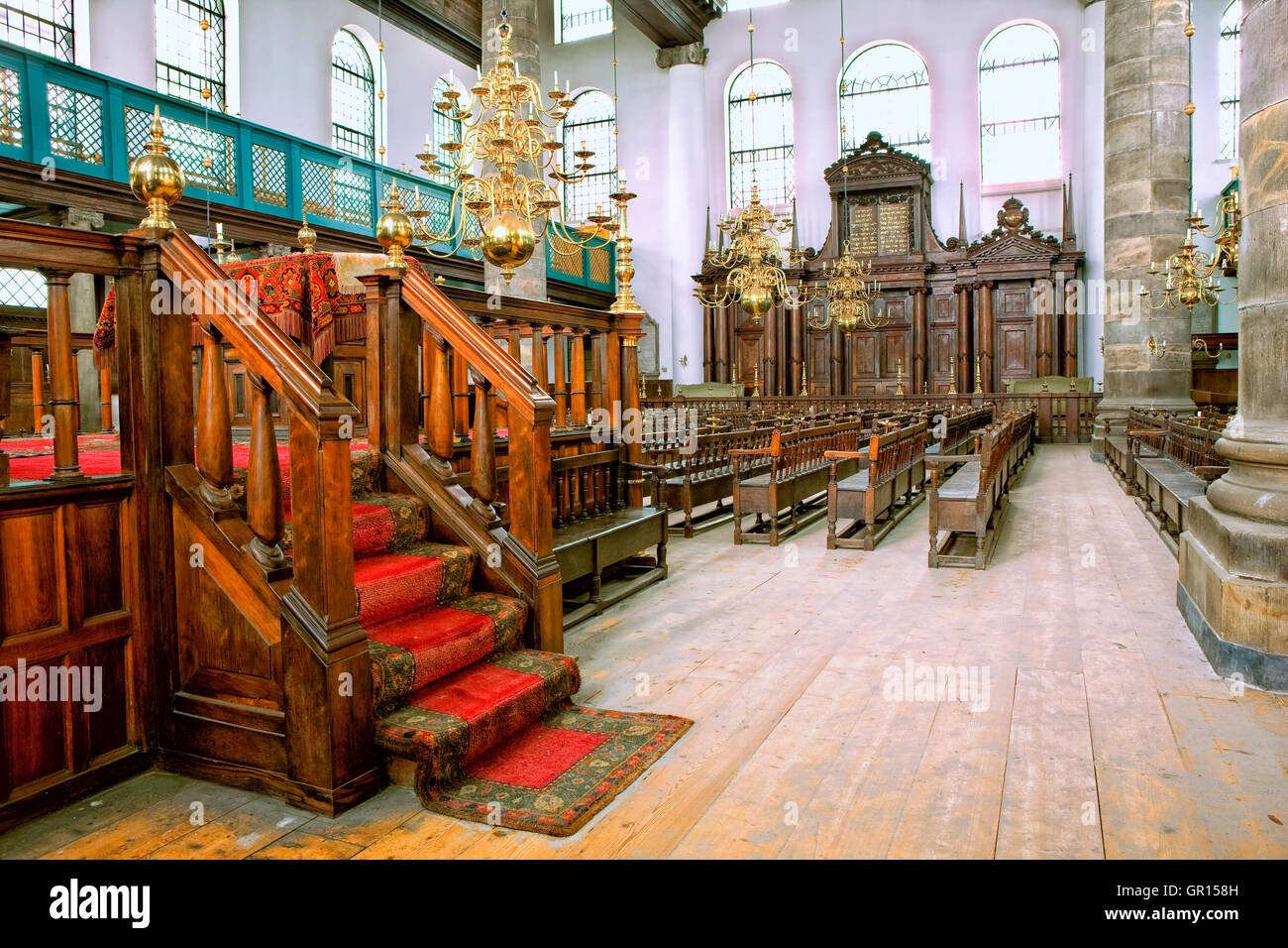 The Portuguese Synagogue in Amsterdam Stock Photo