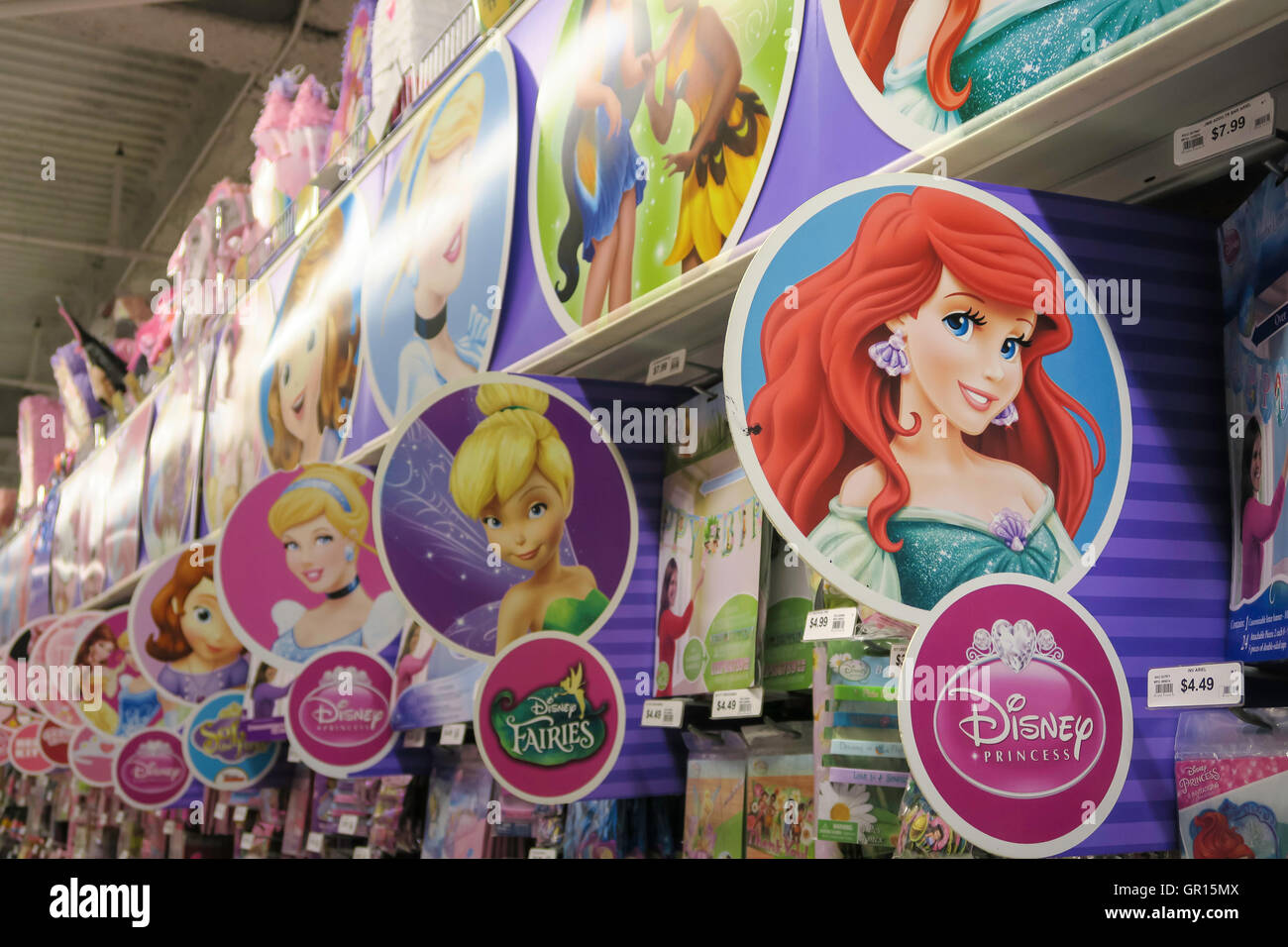 Display caricatures princesses props hires stock photography and