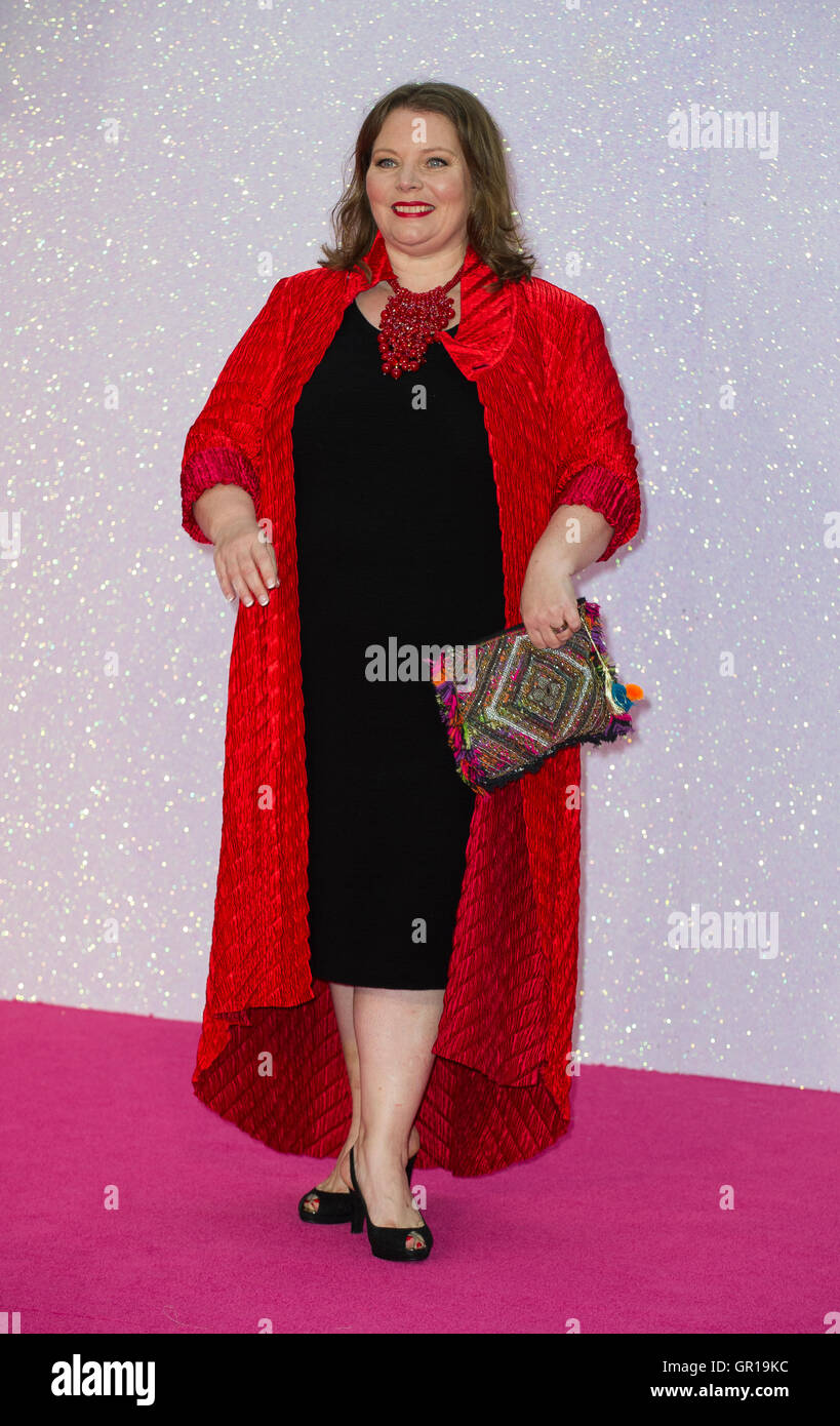 London, UK. 5th September, 2016. Joanna Scanlan arrives for the world