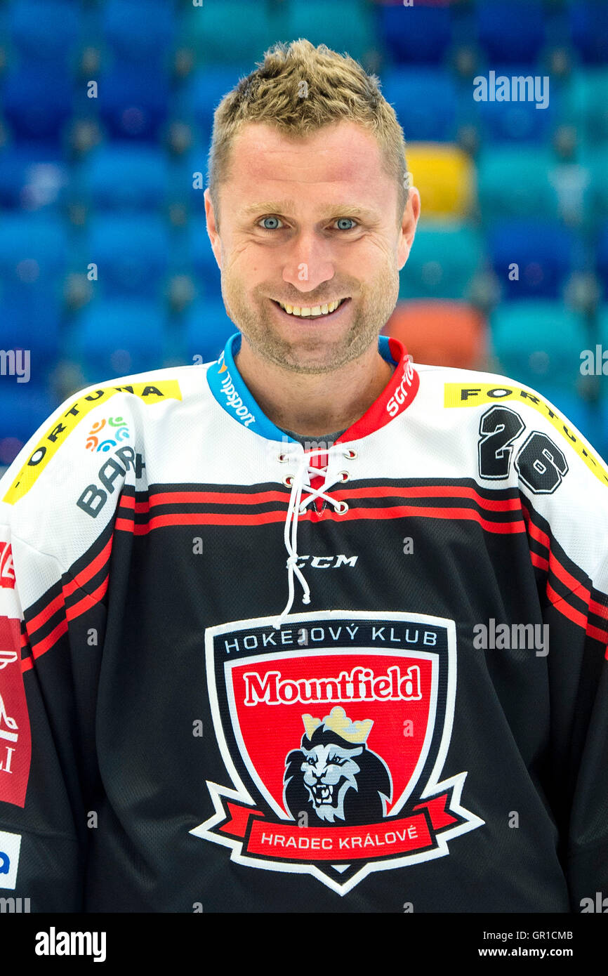 Jaroslav Bednar Player Of Team Mountfield Hk Czech Extraliga Ice Stock Photo Alamy