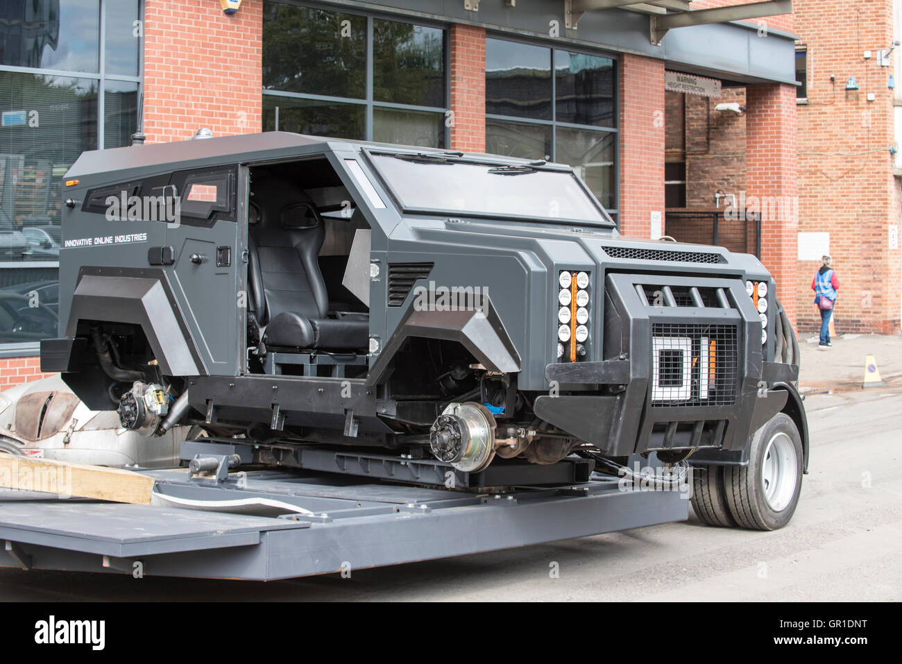 Armoured vehicle, crew and set of "Ready Player One" Steven Spielberg's