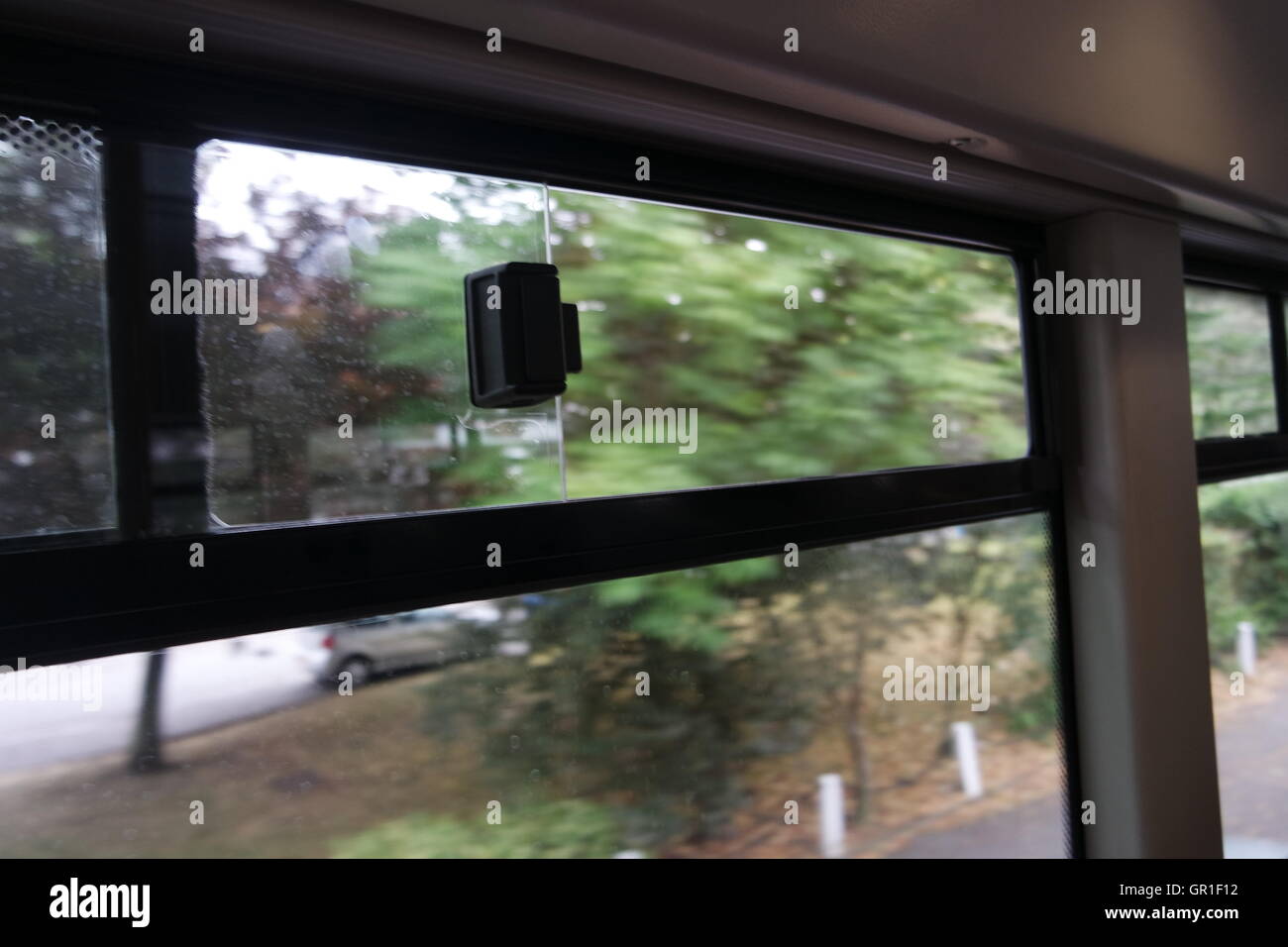 route master , windows, transport,,tfl, Boris bus Stock Photo Alamy