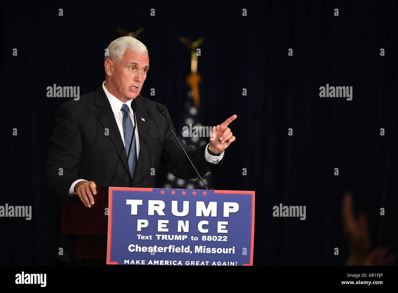 Chesterfield, MO, USA September 06, 2016 Republican vice