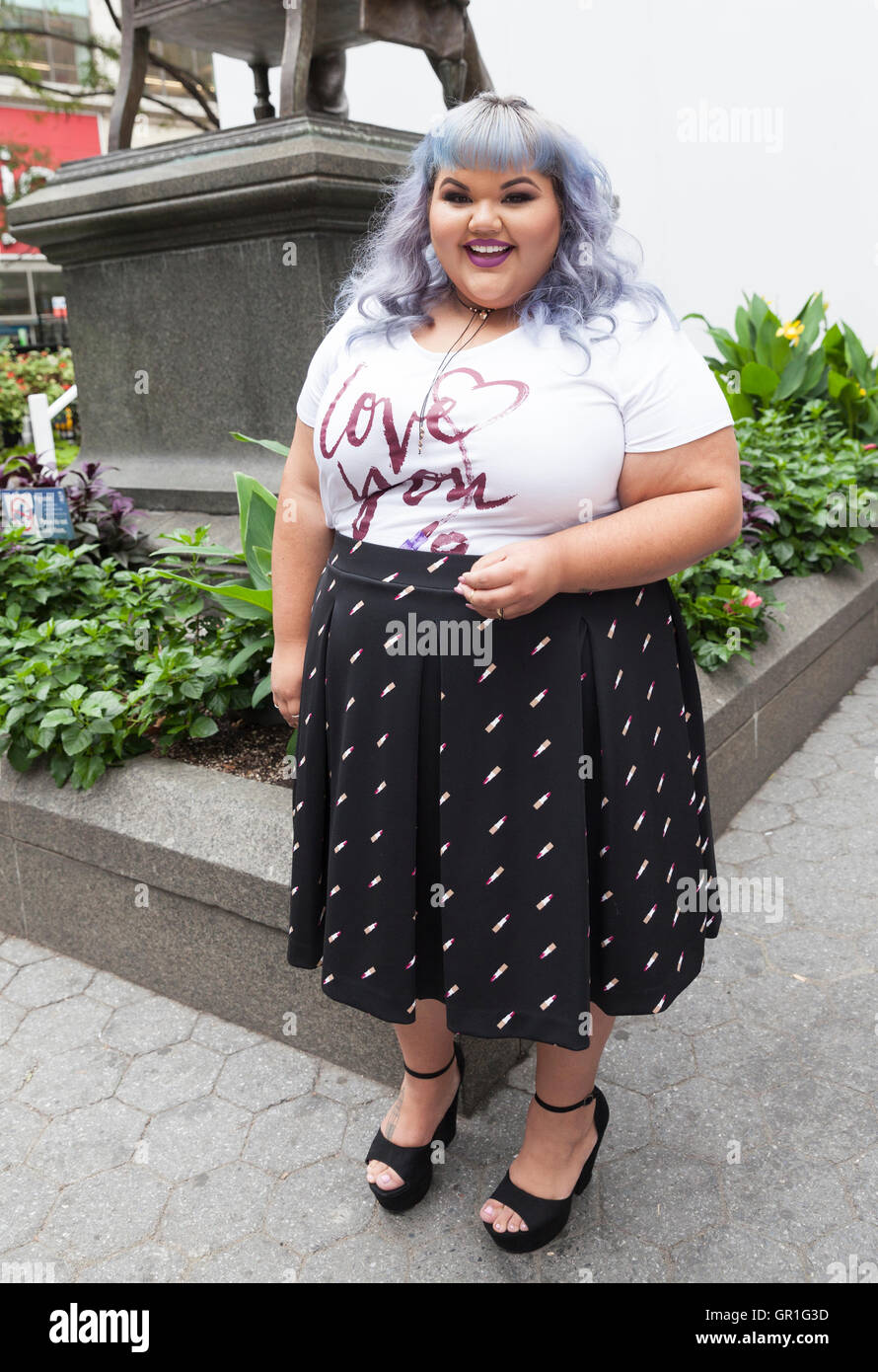 Plus Size Fashion Week High Resolution Stock Photography and Images - Alamy