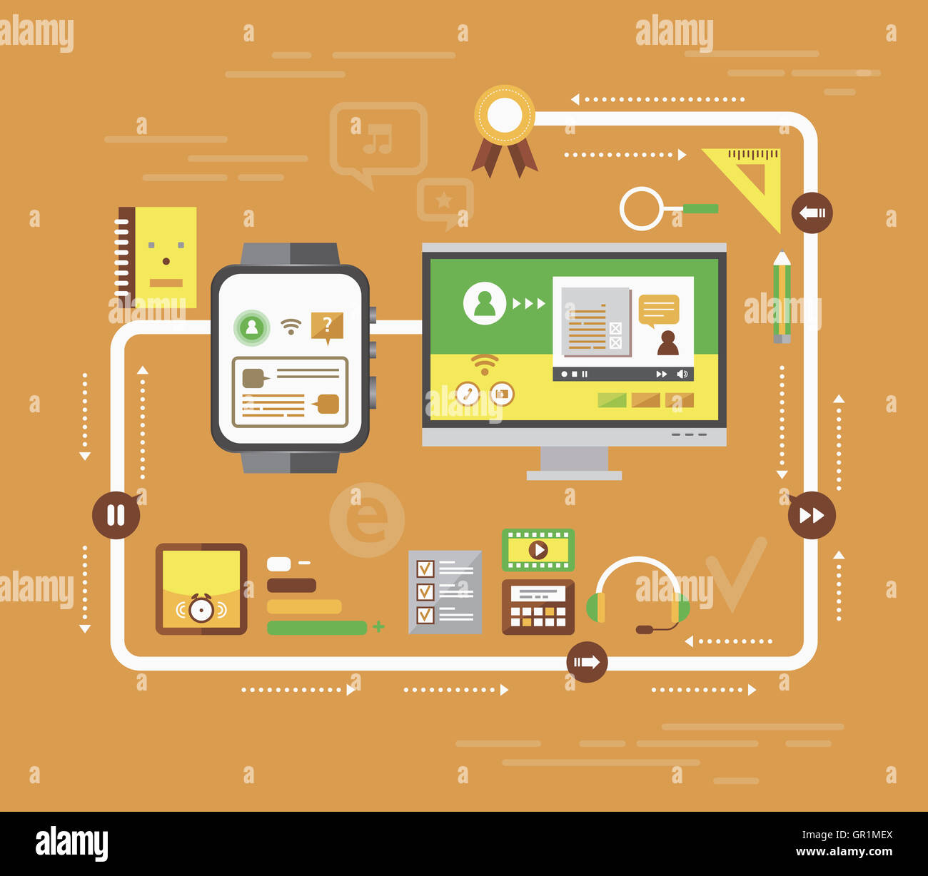 Sharing of mobile communication network Stock Photo - Alamy