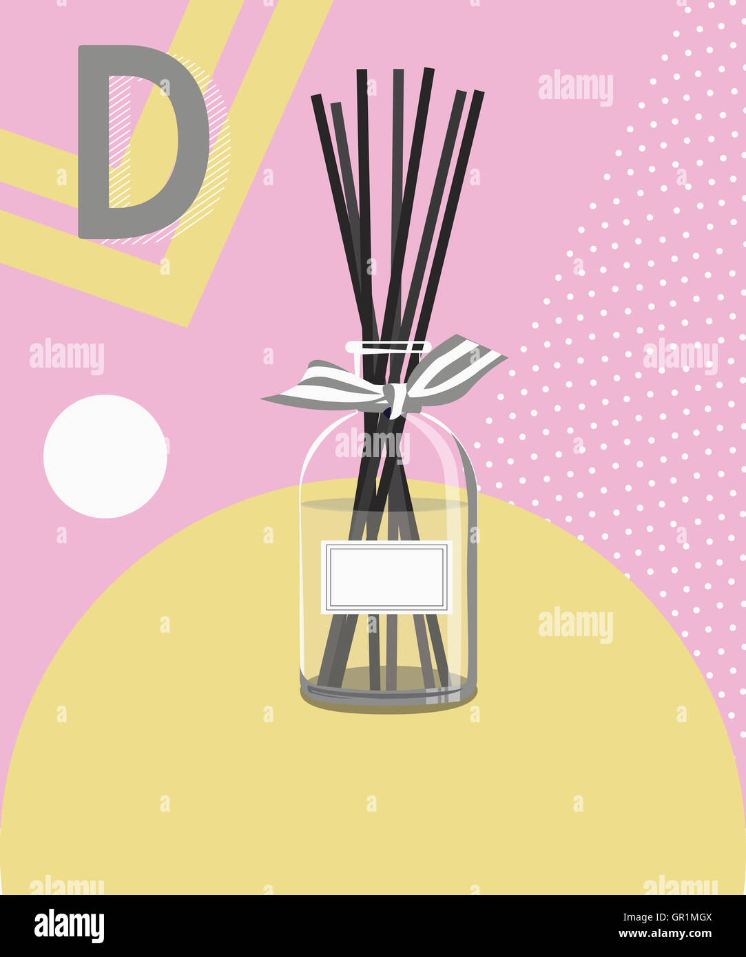 One aroma diffuser with alphabet D Stock Photo - Alamy