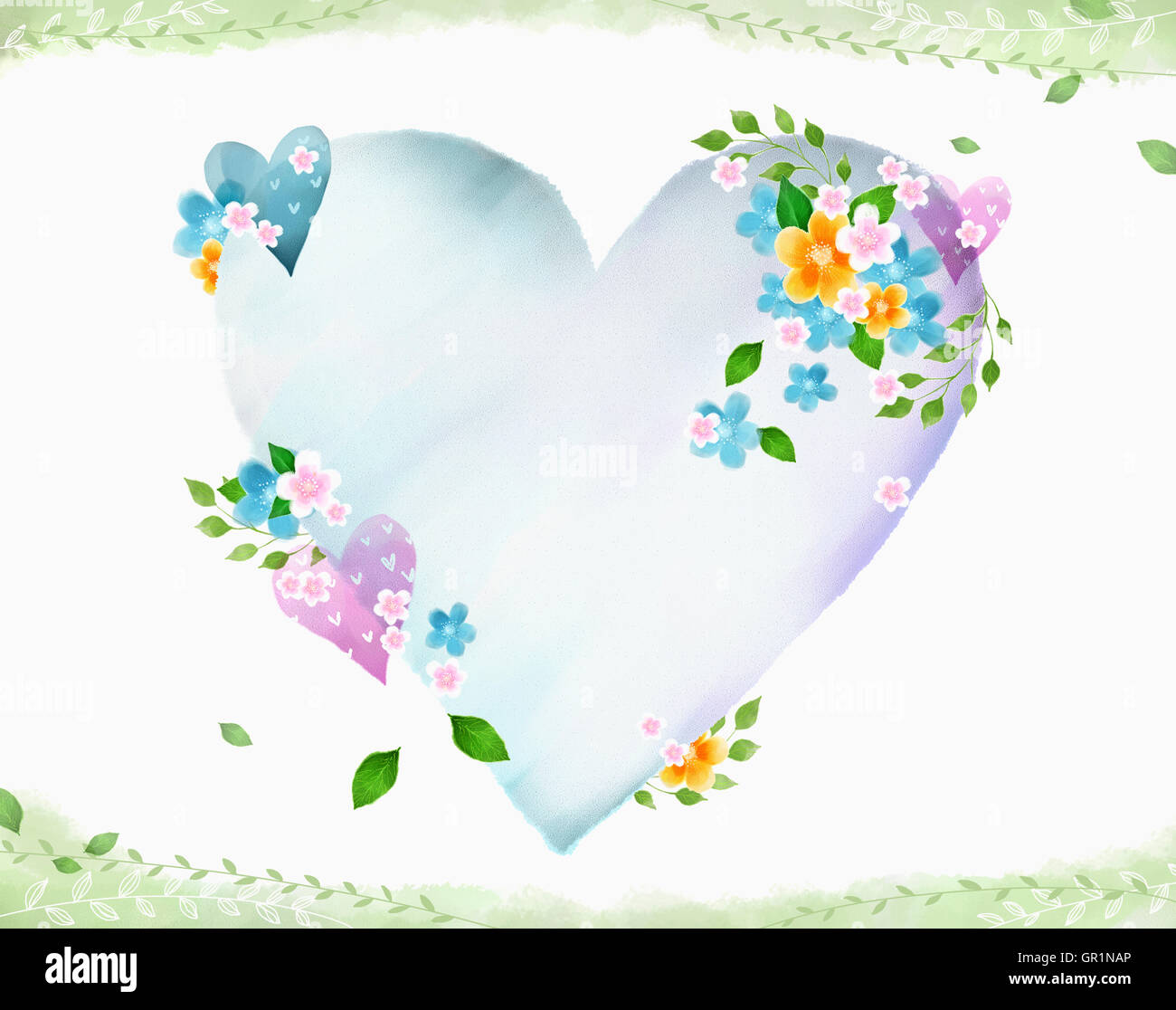 Spring Jewelry Background Background of spring Stock Photo - Alamy