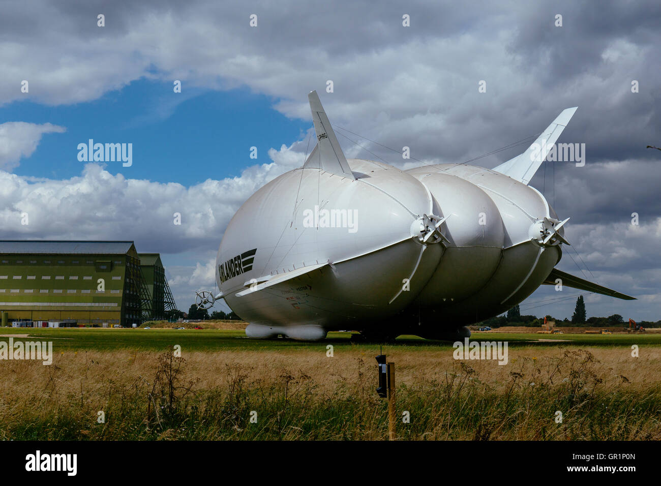 Airlander awaits take first flight Stock Photo