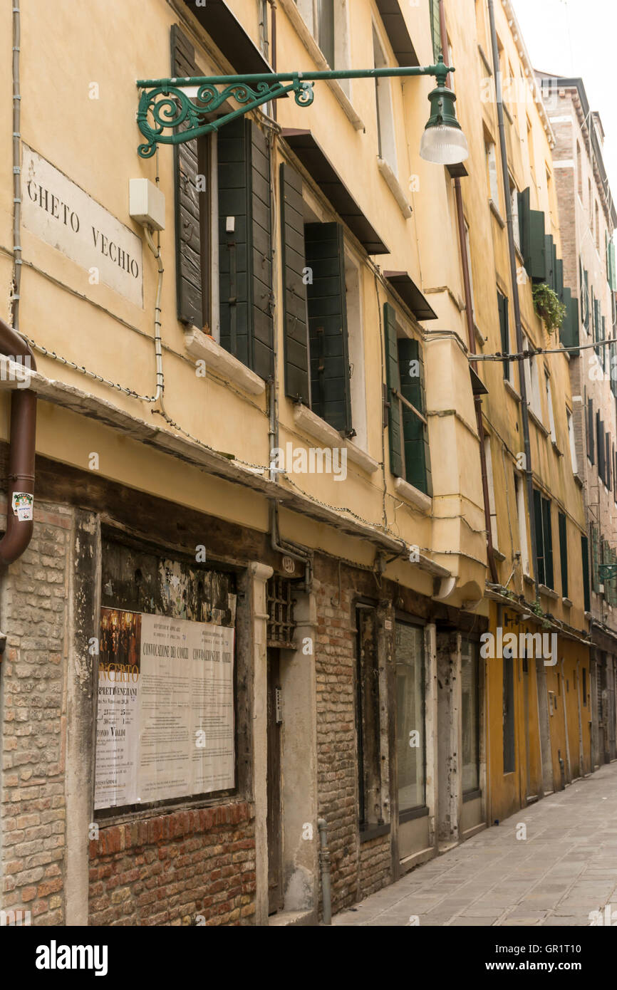 Cannaregio district, Jewish Ghetto, Venice, Italy, Europe Stock Photo