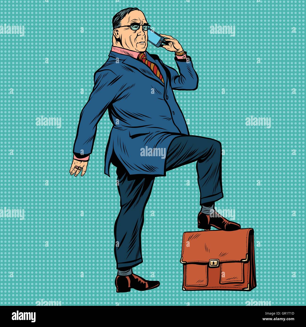 Boss business people Stock Vector
