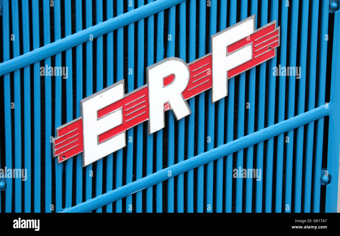 ERF Truck Logo Stock Photo