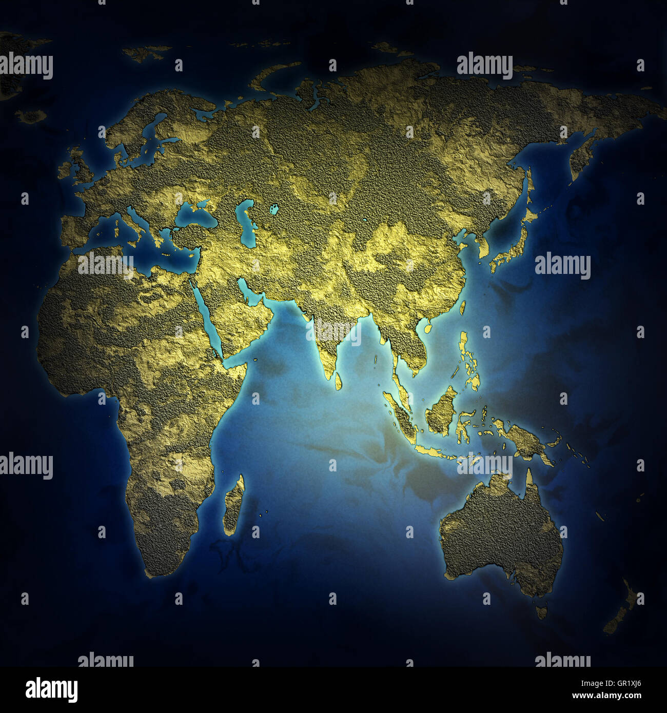 abstract map of the earth Stock Photo