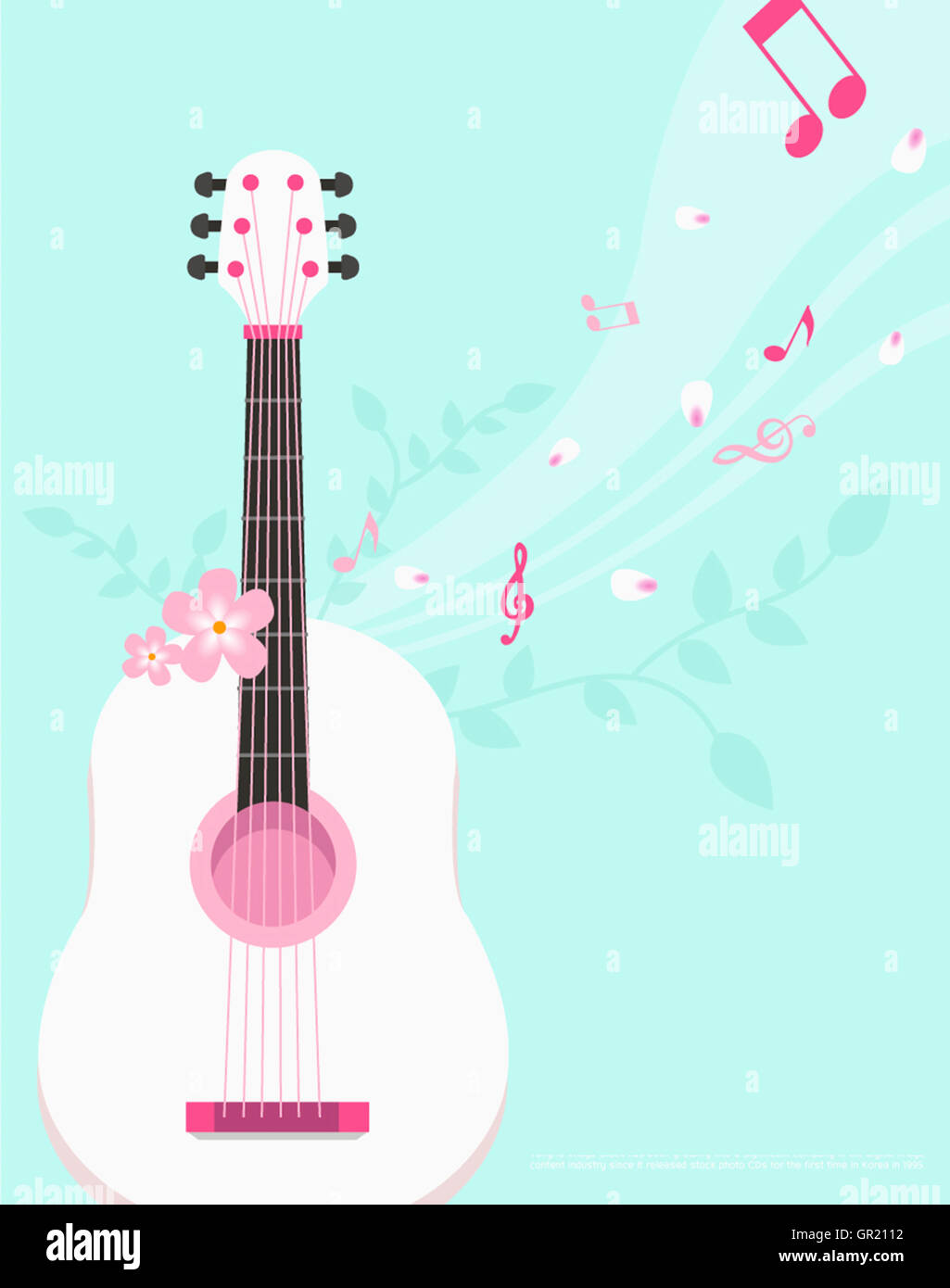 Spring Music Program Background Poster background of spring music festival Stock Photo - Alamy