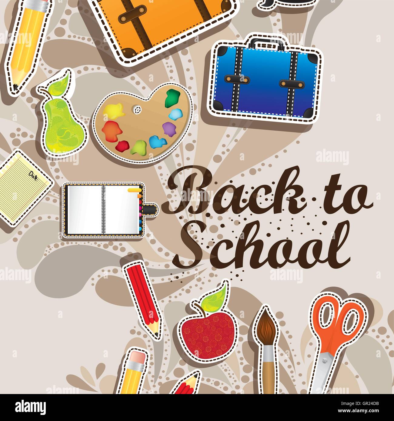 back to school Stock Vector Image & Art - Alamy