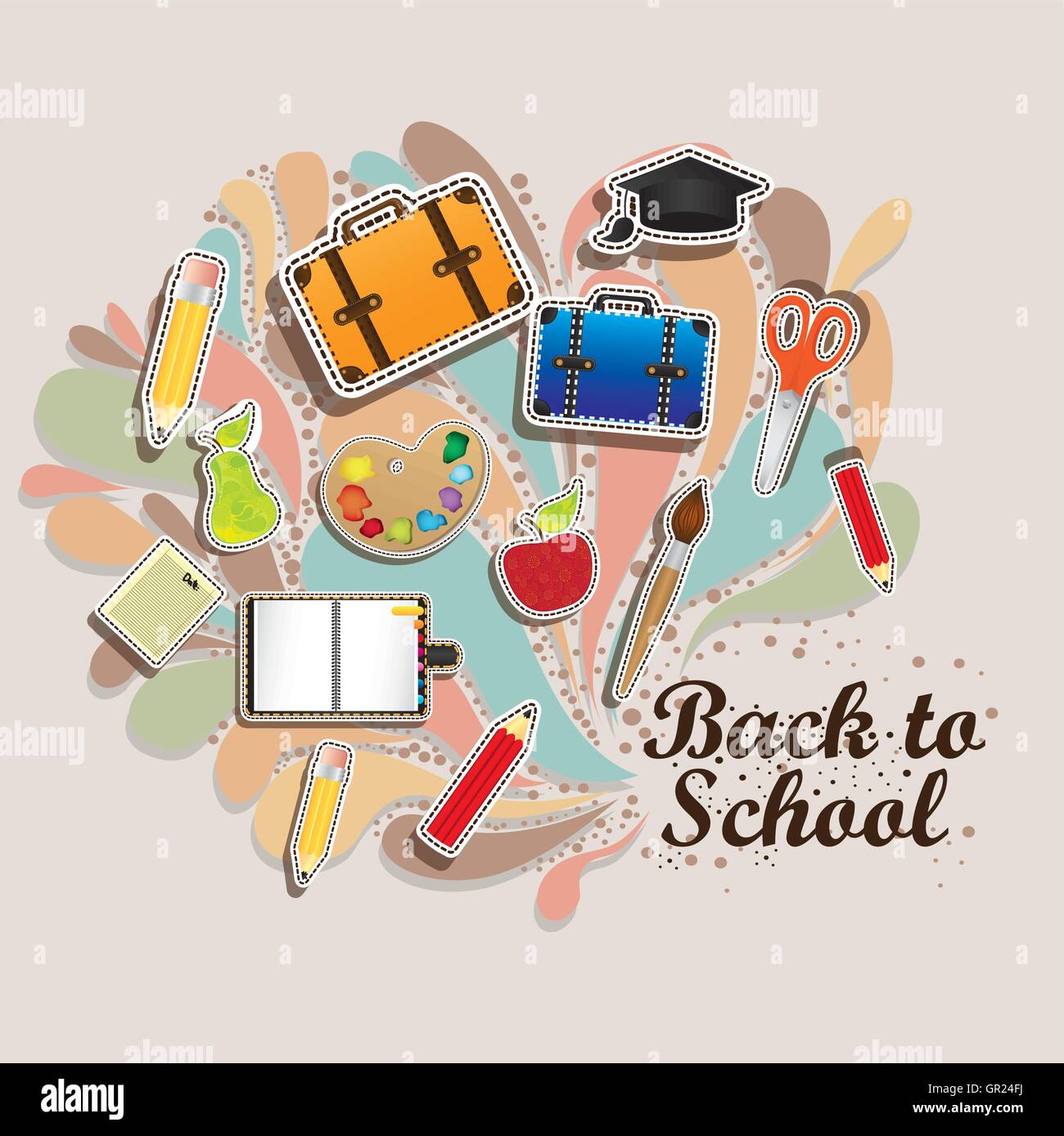back to school Stock Vector Image & Art - Alamy