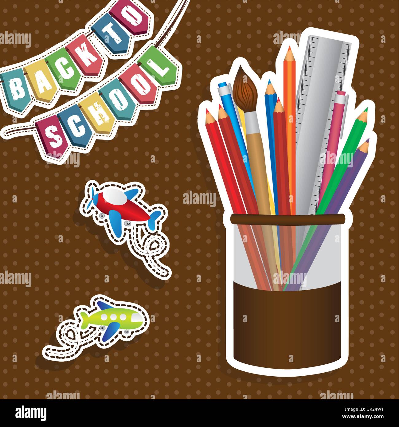 back to school Stock Vector Image & Art - Alamy