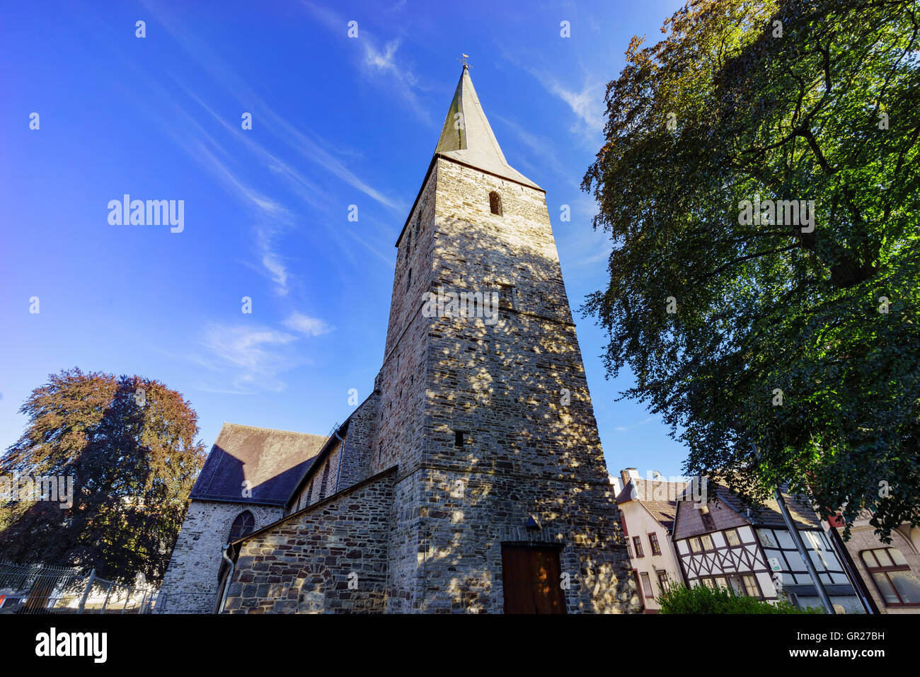 The beautiful church - Bauernkirche saw at Iserlohn, Germany Stock Photo