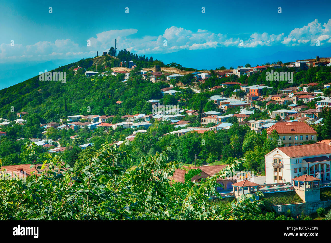 Sighnaghi city of love Georgia Caucasus tourism industry Stock Photo