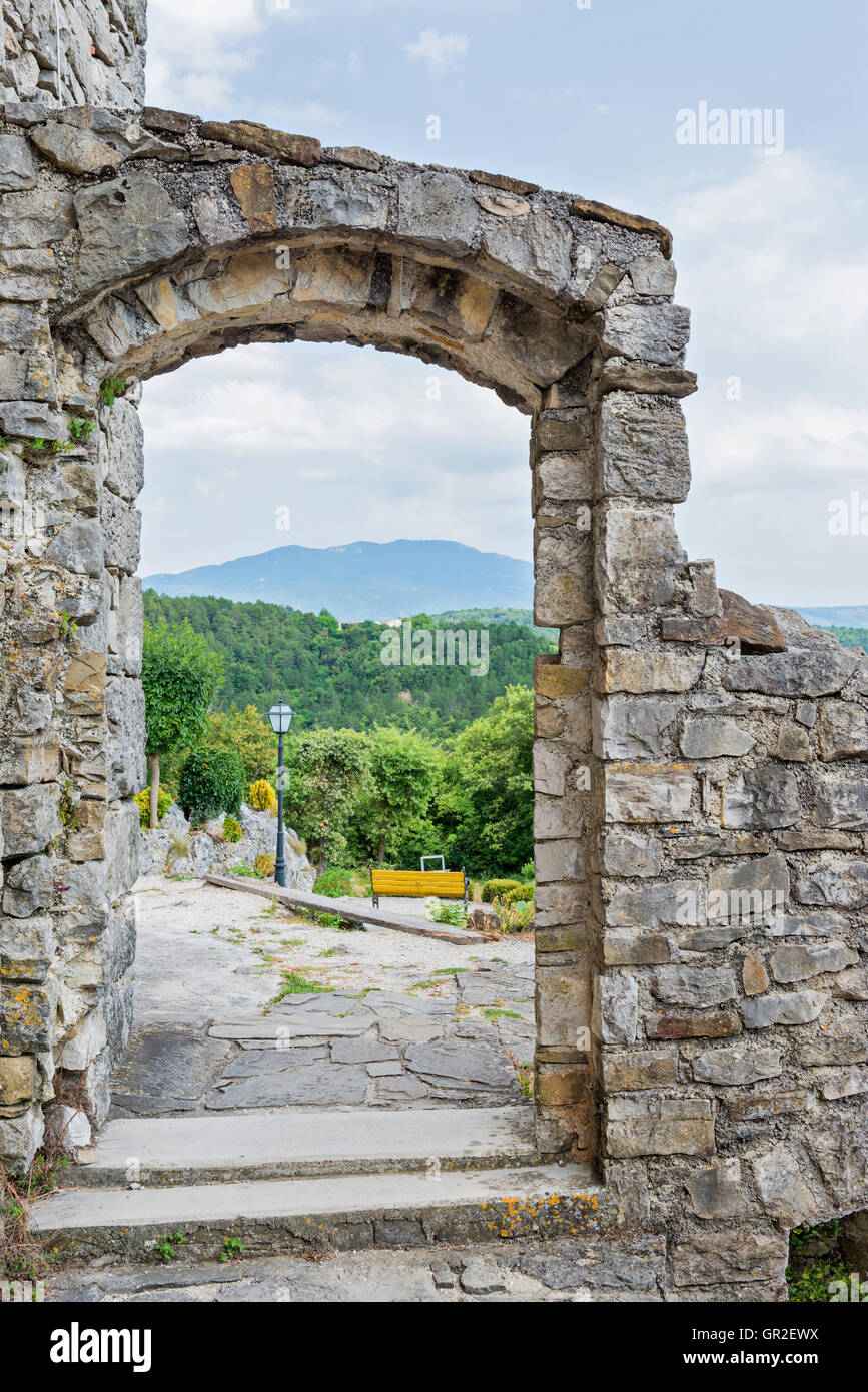 Archade View View thru the arch Stock Photo - Alamy