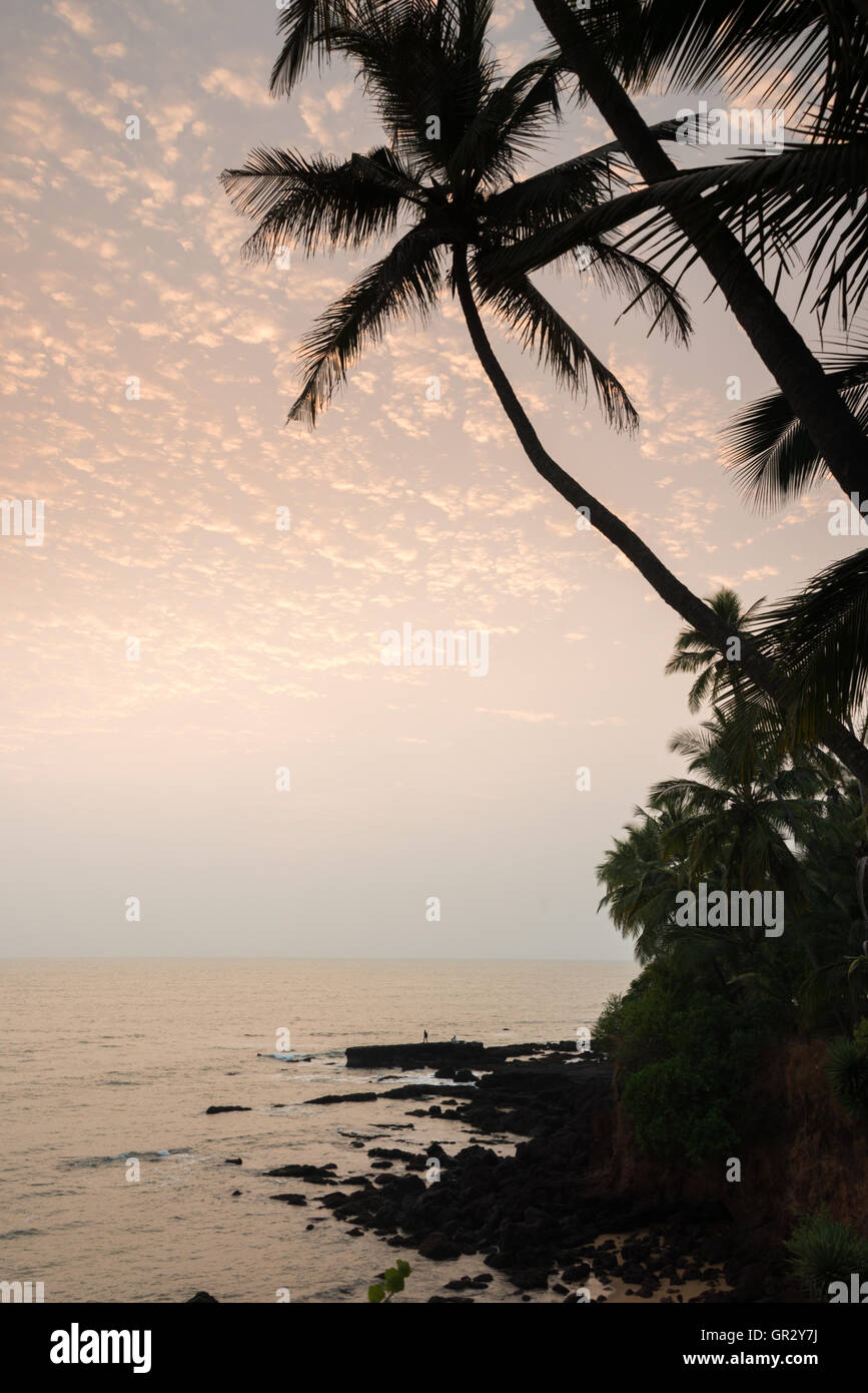 Costa Malabari private beach, Kannur, Kerala, India Stock Photo